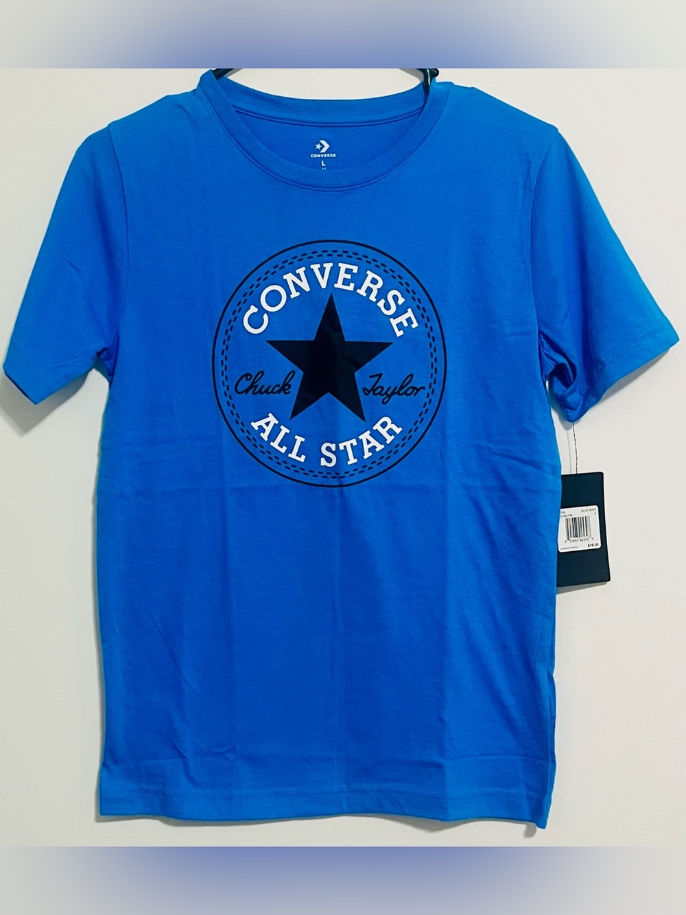 Converse Boys Blue All Star Logo T-Shirt